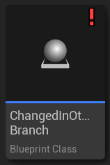 Newer change in another branch
